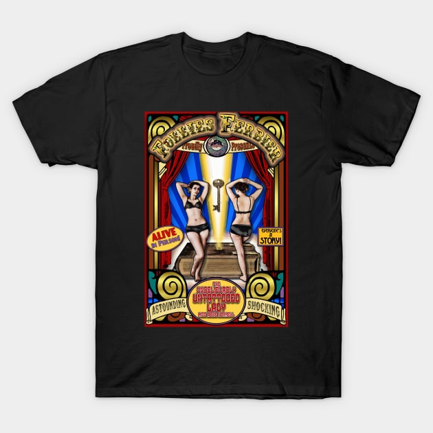 The Untattooed Lady Sideshow Poster 2 T-Shirt by ImpArtbyTorg